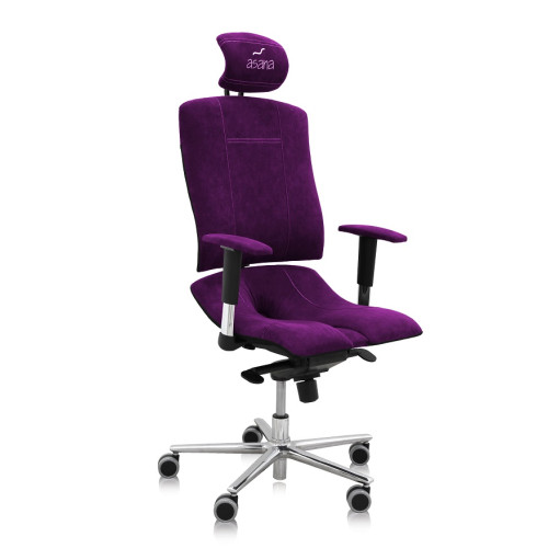Ergonomická židle Ásana Alcantara line Violet